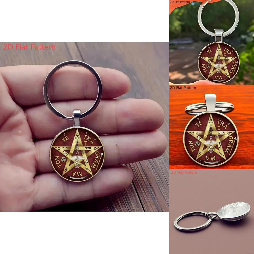 Five Pointed Star Pendant Keychain With Elegant Chinese Style For Festive Occasions And Promotions