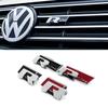 1Pc R-line R 3D Metal Badge Body Sticker Front Grill Trunk Auto Emblem For Volkswagen VW R-line R GTI Polo Golf 5 6 7 MK8 Touareg Passat B6