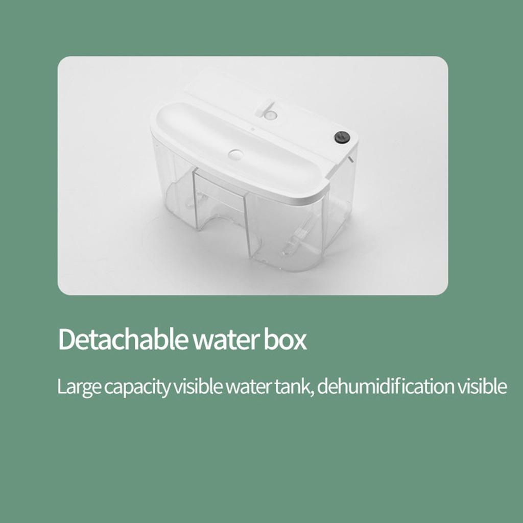 Электрический осушитель воздуха, 72 Вт, 2500 мл, с дистанционным управлением, домашний бесшумный светодиодный экран, двойная дренажная система, многофункциональный очиститель, вилка европейского стандарта
