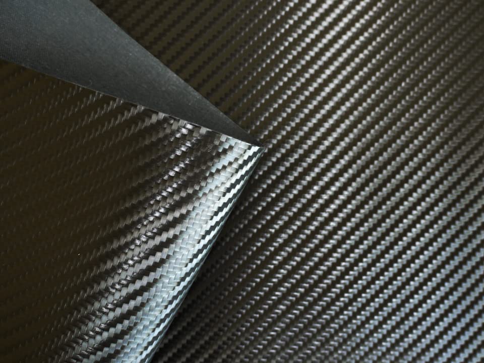 Синтетическая кожа карбоновая кожа 92 x 44 см ткань, (черный)
