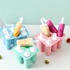 Silicone Popsicles Maker With Detachable Stick Creative Easy Releases Ice Lolly Mould for Family Gatherings and Parties