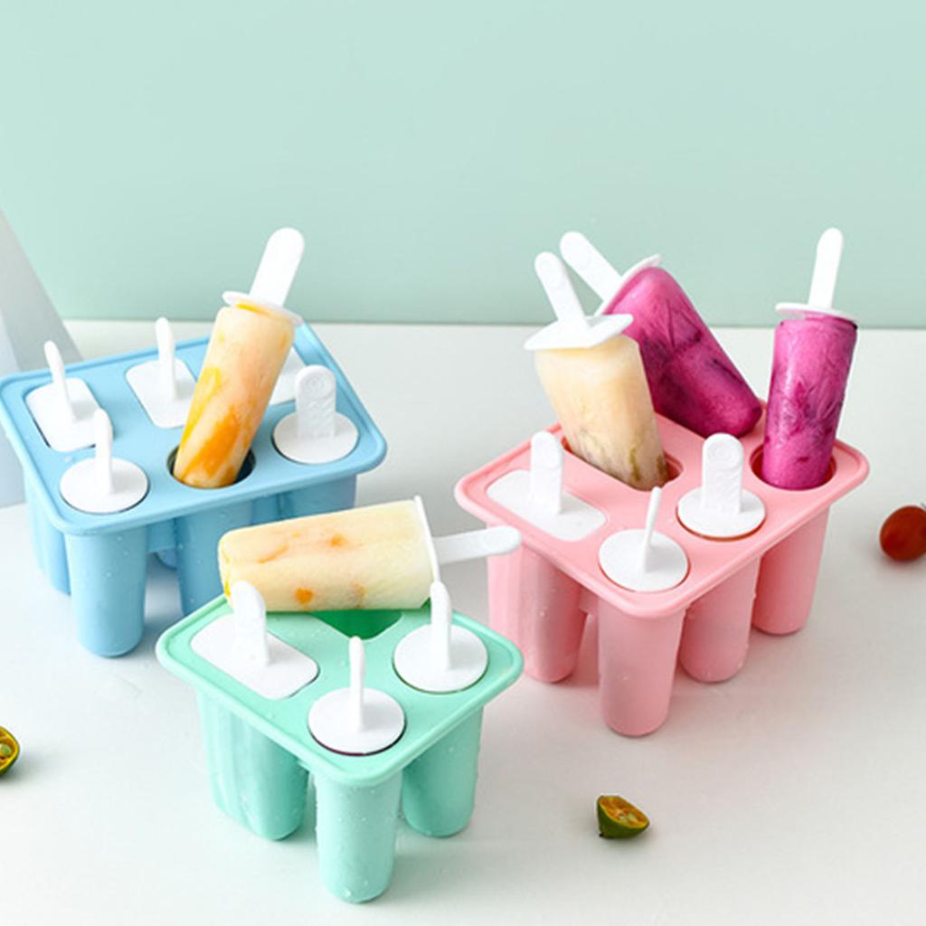 Silicone Popsicles Maker With Detachable Stick Creative Easy Releases Ice Lolly Mould for Family Gatherings and Parties