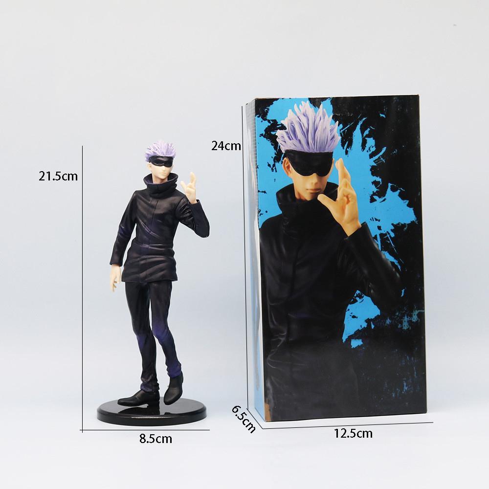 22 см Аниме Фигурка Jujutsu Kaisen Годжо Сатору Статуя Коллекционная Модель Игрушки Детские Украшения Кукла Подарок ПВХ с Позой Сочлененная Масштаб