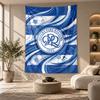 Decorative Tapestry,Queens Park Rangers Football Printed Wall Art, Lightweight Wall Hanging For Bedroom Background
