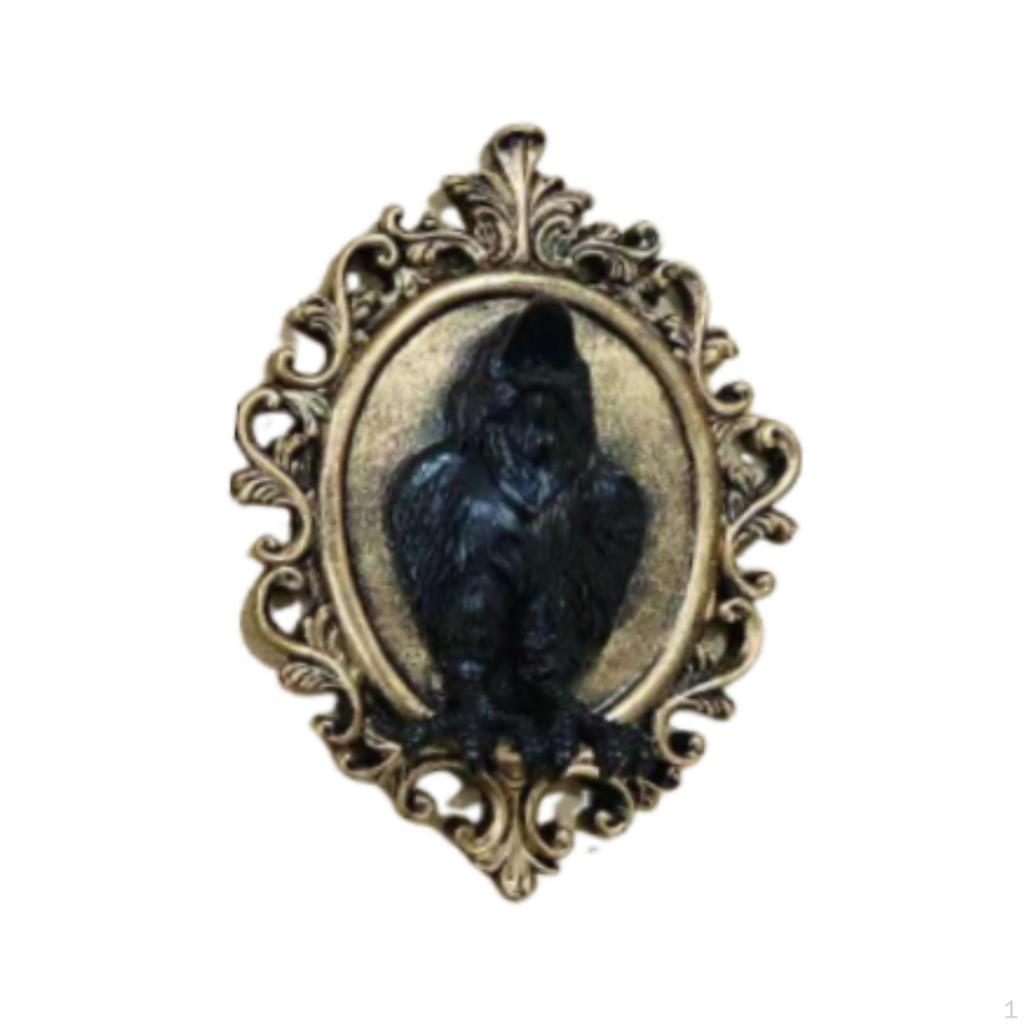 Gothic Wall Figurine Hanging Retro Housewarming Gift Sculpture Horror for Bedroom Indoor