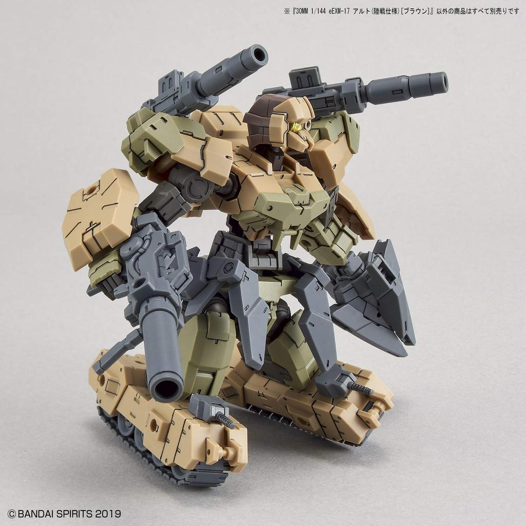 BANDAI SPIRITS 30 мм eEXM-17 Альт (Характеристики сухопутного боя) [Коричневый] Пластиковая модель в масштабе 1/144 с цветовой кодировкой