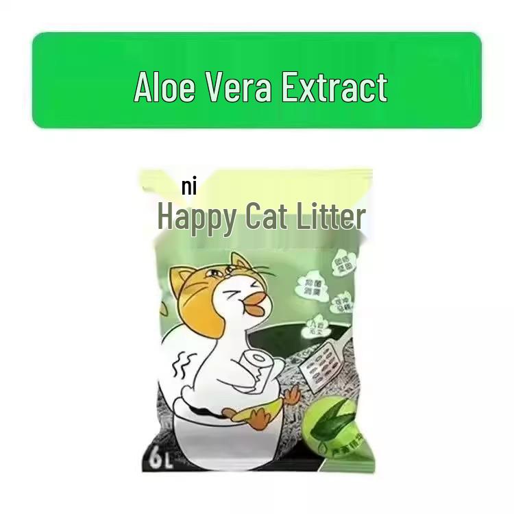 Дезодорирующий смешанный кошачий наполнитель NiYa: Тофу и бентонит, 20 фунтов (6 мешков по 2,5 кг каждый)