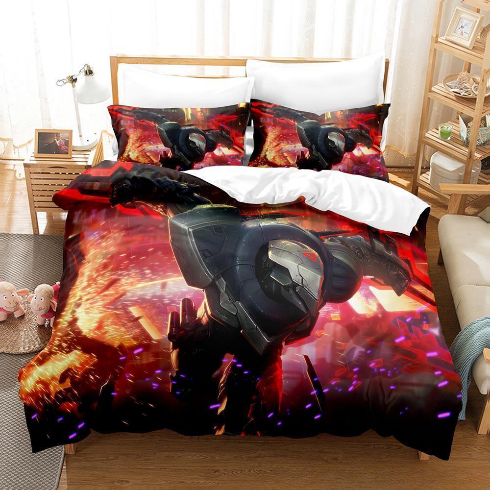3d Print Game Anime League of Legends ZED Bedding Set Single Twin Full Queen King Size Bed Set Adult Kid Bedroom Duvetcover Sets