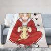 Volleyball Blankets Flannel Textile Decor Japanese Anime Breathable UltraSoft Throw Blankets for Bedding Outdoor Bedspreads