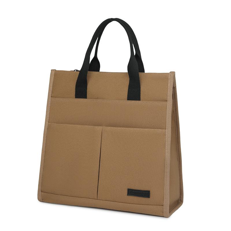 Women's Handbag Lightweight Multi-Compartment Canvas Bag Travel Commuter Computer Bag