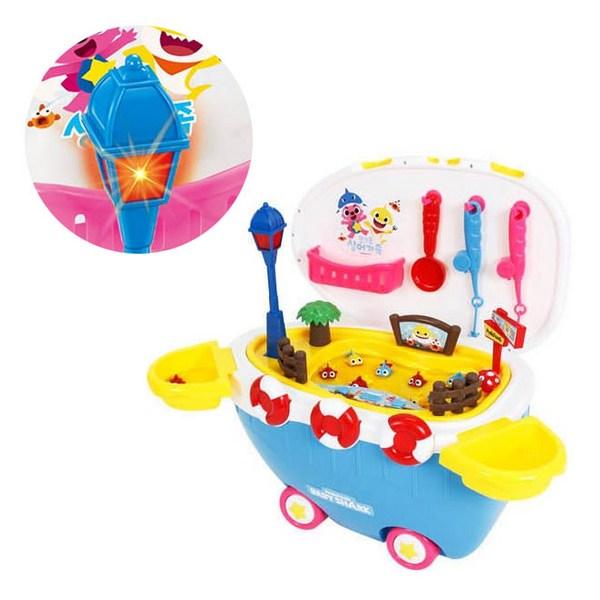 Pinkfong Shark Family Fishing Play, разноцветные, популярные корейские игрушки