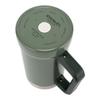 Stanley Adventure Vacuum Mug, 0.7L, Green, Big Grip Beer Stein, 10-02874-033 [Parallel Import]