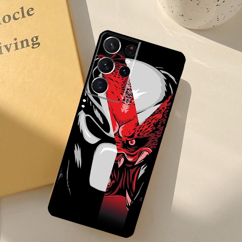 Alien Predator Phone Case For Samsung Galaxy S24 Ultra S20 S21 S22 S23 S25 S9 S10 Plus S23 FE Cover Shell