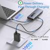 Hub 10in1 LUONOACN HDMI 4K60Hz USB 5Gbps Data Transfer Port Expansion PD Charging Compatible 1Gbps Ethernet Port with Micro Card Reader Type C Hub