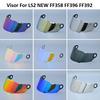 Визор для шлема LS2 NEW FF358 FF396 FF392 Full Face Сменная линза Многоцветный Солнцезащитный Козырек Аксессуары для Мотоцикла Антицарапина