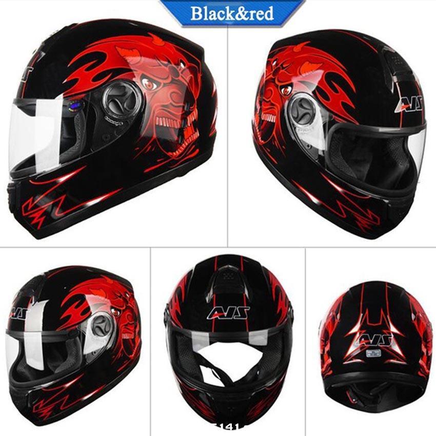AIS Новый унисекс анфас шлем для беговых мотоциклов на открытом воздухе электрический велосипедный шлем мотоциклетный спортивный защитный шлем полнолицевый шлем