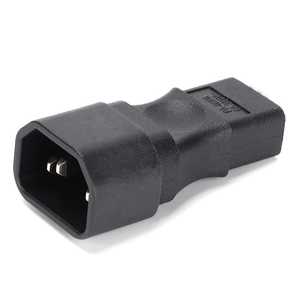 Power Adapter Male To IEC Female Durable Long Life Converter Plug for AC Output 6A 250V