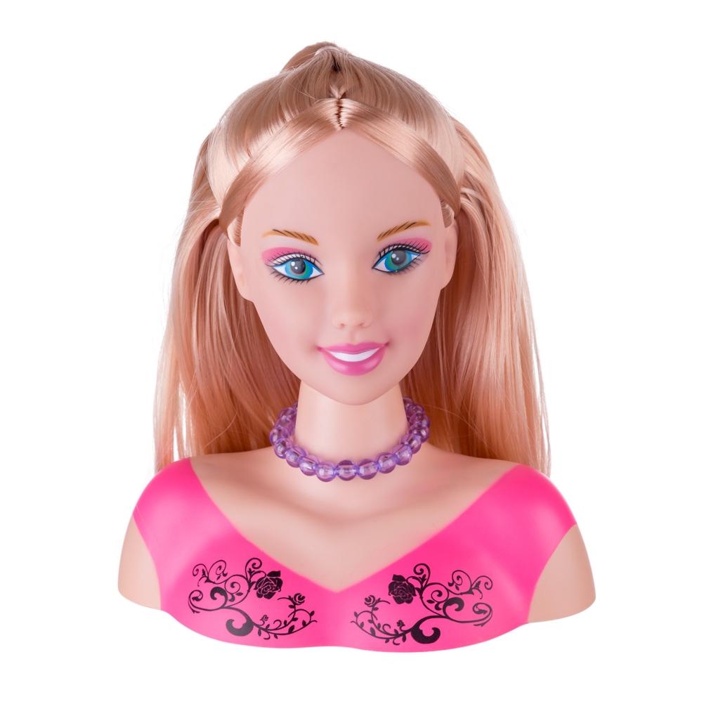 Макияж ролевые игры набор для детей парикмахерская укладка голова кукла прическа игрушка подарок с волосами