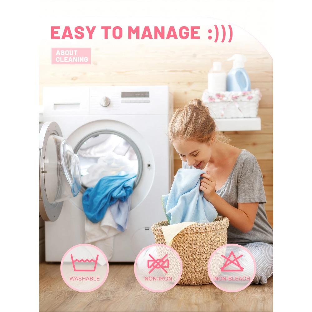 1 Мультяшное Милое Животное Панда С Цифровой Печатью Матовое Натяжное Простыня, Наволочка С Принтом Для Спальни, Постельное Белье(Нет наволочки)