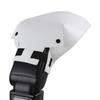 Foldable Camera Flash Diffuser Light Reflector Flexible Soft Light Cover for Soft Even Lighting In Outdoor Photoshoots