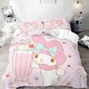 My Melody Серия Sanrio Комплект постельного белья Comforte Luxus 3 предмета 1 пододеяльник Изысканный подарок на день рождения 100% Полиэстер Домашний декор