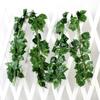 2/4/10M Rattan Simulated Leaves 72 Leaves Policy Green Plants Outdoor Garden Decor Vines Green Plants Artificial Flowers