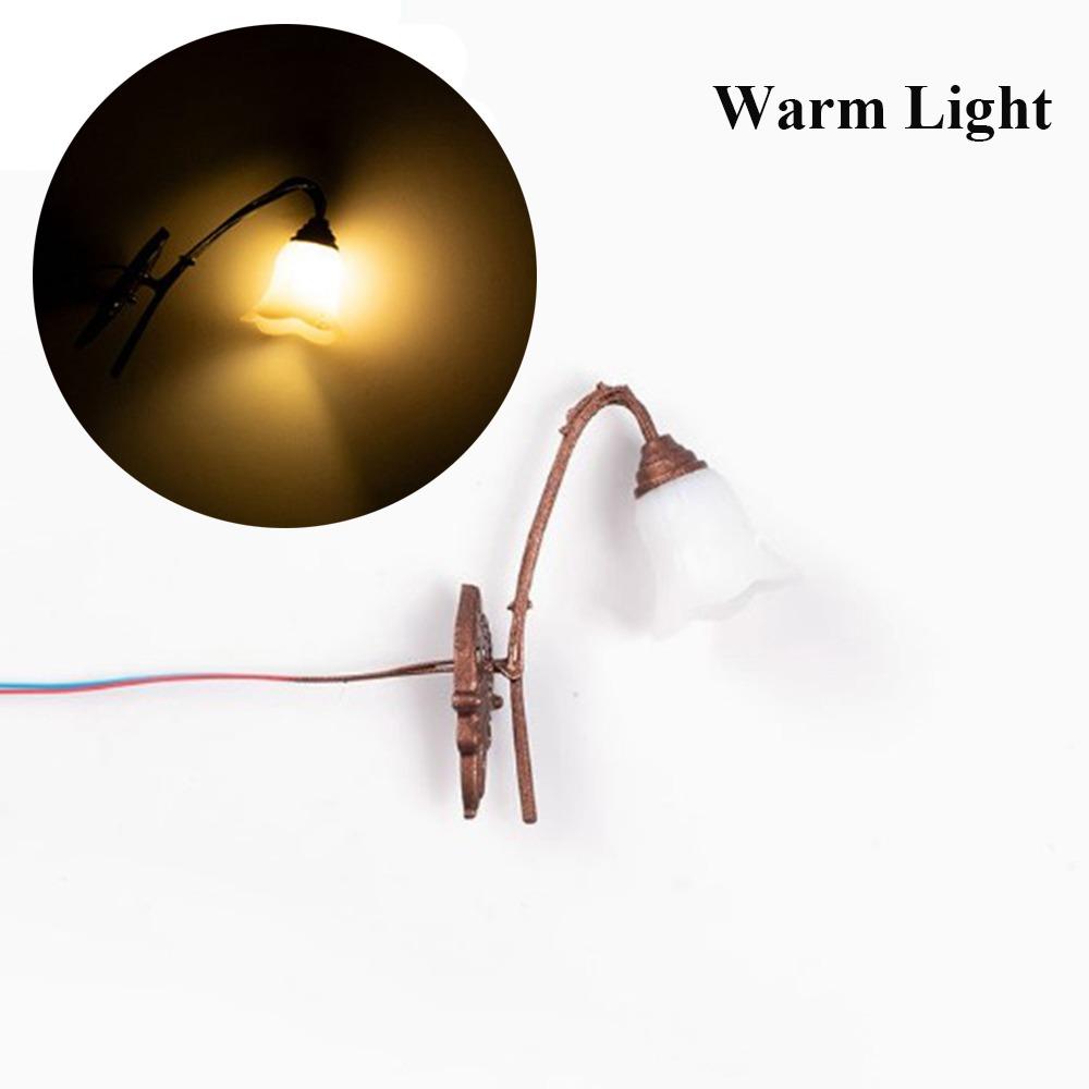 2,5*3 см Кукольный домик Настенный светильник АБС Металл Материал Песочный стол Люстра Новая Белый/Теплый свет Модель