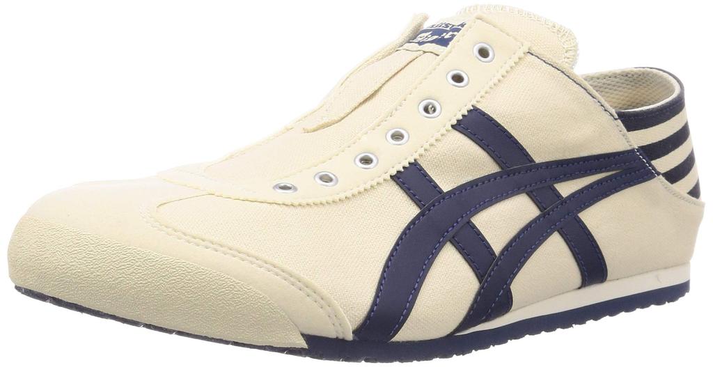 Onitsuka Tiger MEXICO 66 PARATY Size Cm Sneakers, Natural/Navy, E, 25.5