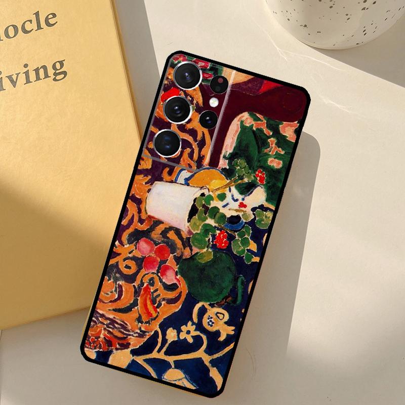 Чехол для телефона с картиной Анри Матисса для Samsung Galaxy S25 Ultra S20 S21 S22 S23 S24 Plus S9 S10 S25 FE Защитный корпус