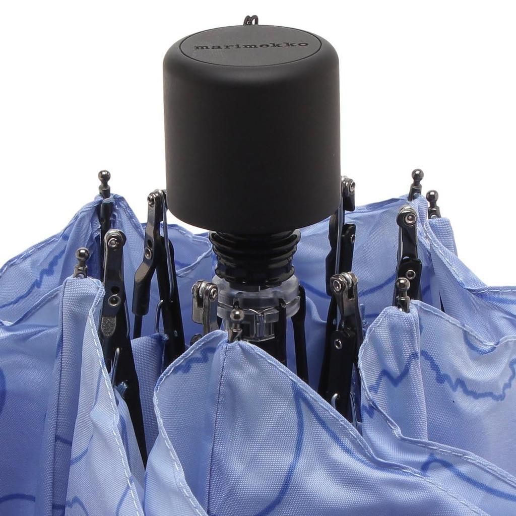 Marimekko Unikko Mini Ручной Складной Зонт с Цветочным Принтом 93949 500, Принт, Синий, Женский, [Товар]