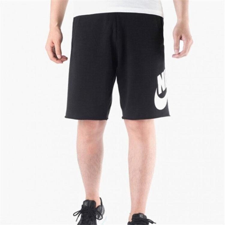 Nike Casual Comfy Breathable Knit Sports Shorts Black Men's AT5268-010