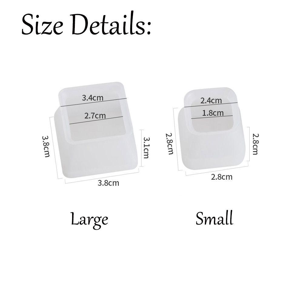 New Small Large White Grey Silicone Chair Leg Caps Table Cover Square