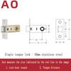 Stainless Steel Lock Body Lock Core Indoor Bedroom Lock Tongue Lock  Universal Type Room Household Silent Wooden Door Lock
