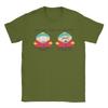 Мужские футболки Southparks Many Moods Of Cartman 100% хлопок одежда забавная футболка с коротким рукавом и круглым вырезом летние футболки