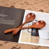 Japanese Style Wooden Soup Spoon With Long Handle Kitchen Utensil Practical Tableware For Home Dining Outdoor Use