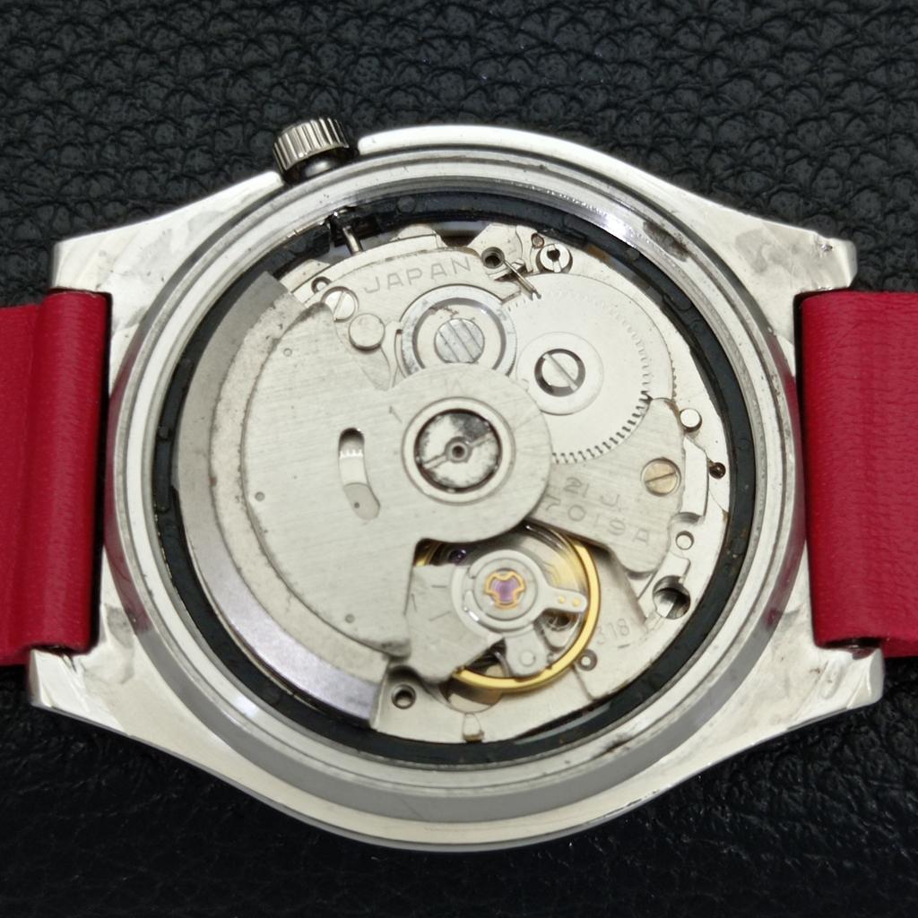 Б/У винтажные мужские часы SEIKO 5 AUTOMATIC 7019A из Японии с красным циферблатом a433409-2 R116-a433409