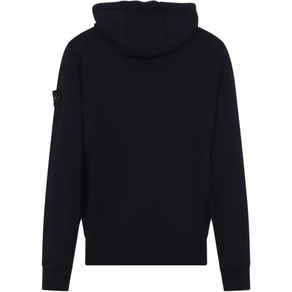 STONE ISLAND Ss25 Толстовка с длинным рукавом, капюшоном и молнией, однотонная куртка, мужские куртки, синий, K1S156100042-S0051-V0020
