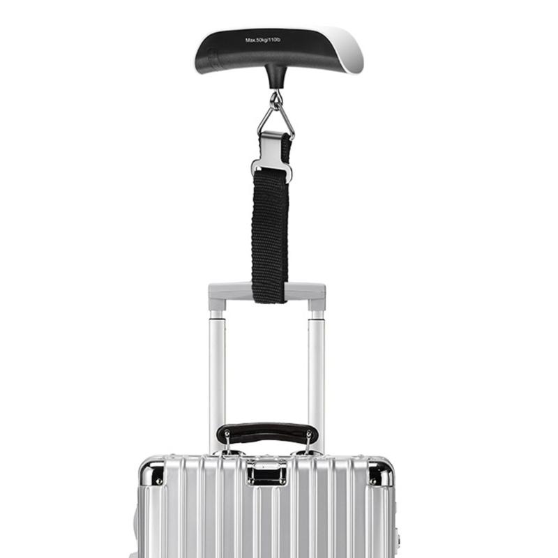 Mini Electronic Travel Scale 0.05kg to 50kg Measurement Ergonomic Handle Accurate Grams Lightweight for Luggage Food Pet