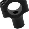 Motorcycle 1.25" Handlebar Riser Clamp Fit For Harley Softail Sportster XL Dyna Touring Road King (Black)