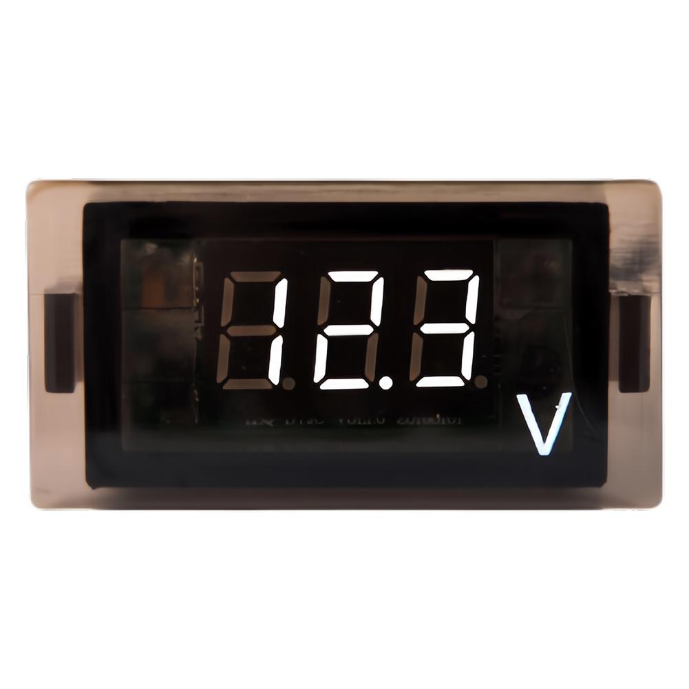 DC 12-24V Mini Digital LED Car Voltmeter Waterproof Volt Voltage Tester Digital LED Display Voltmeter for Car Motorcycle Boat RV