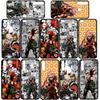 Чехол для iPhone 15 14 Xiaomi Redmi Note 13 12 11 Pro Max X 8 7 9 XR Samsung Galaxy S24 S23 OPPO A15 Huawei Bakugou Katsuki My Hero Academia BNHA Case