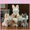 Adorable Plush Bunny Keychain Stuffed Animal Rabbit Bag Charm Cute Birthday Gift