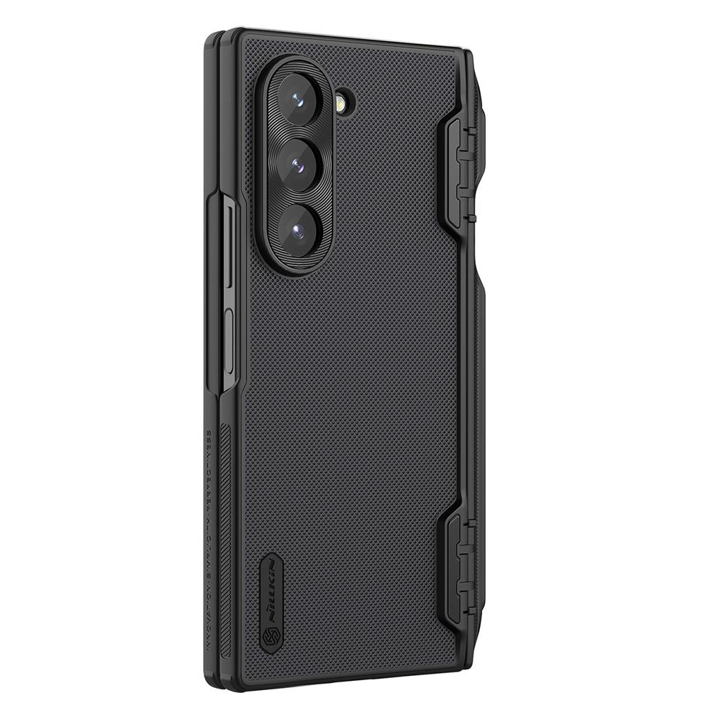 Nillkin Super Frosted Shield Magnetic Case with S Pen Holder for Samsung Galaxy Z Fold 6 5G - Black