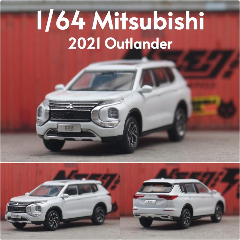 1/64 Mitsubishi Outlander SUV Sport Миниатюрная модель 1:64 литые металлические игрушечные машинки для демонстрации коллекции бесплатных колес в подарок мальчикам