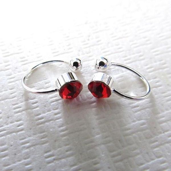 Серьги-клипсы U Body Crystal Rhinestone, кольцо для носа и губы, гвоздик для ушей ARI