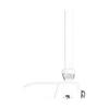 Balenciaga Le Cagole Distressed Silver Hardware Lambskin Wallet Women wallet Bright-White 7767691VG9Y9104