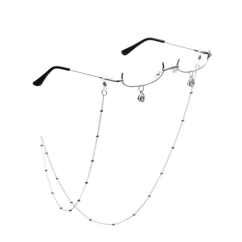 Оправа для очков без линз в форме полурамы, оправа для очков в стиле ретро с цепочкой без верхней оправы, персонализированные декоративные аксессуары, изогнутые оправы.