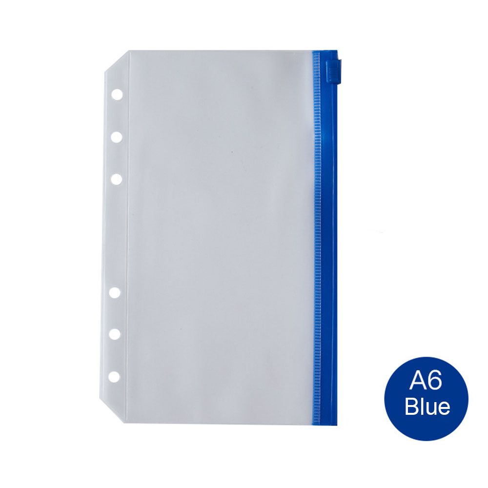 Organizers 6 Ring Loose Leaf Bags Binder Zipper Folders Notebook Binder Binder Pockets A5 A6 Size
