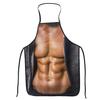 Funny Sleeveless Apron for Men Creative Cooking Apron with Adjustable Waist Ties White Elephant Gifts Holiday Aprons