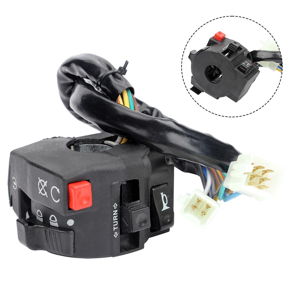 Кнопка освещения мотоцикла ATV, дальний ближний выключатель света, кнопка звукового сигнала, переключатель сигнала поворота для руля мотоциклов 22 мм